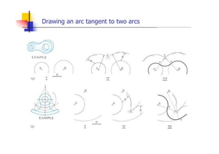 Drawing an arc tangent to two arcs
 