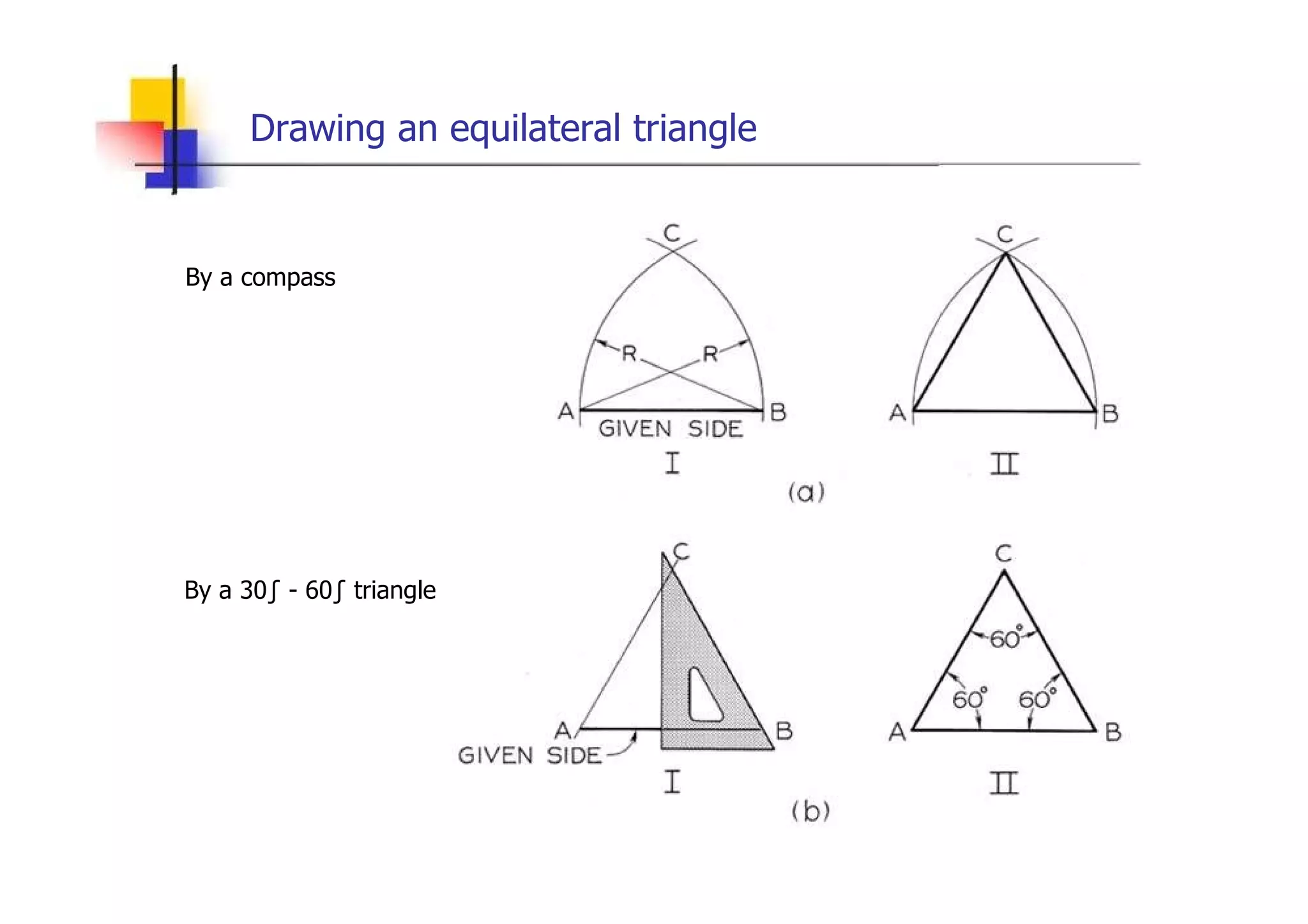 Engineering drawing (geometric construction) lesson 4