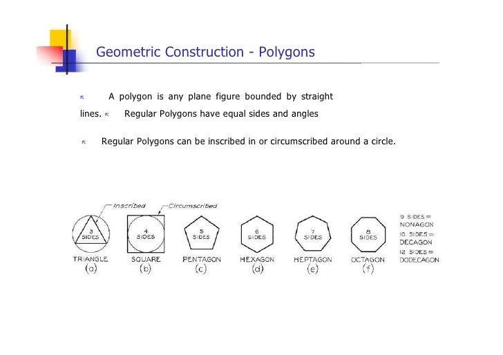 engineering drawing geometric construction lesson 4 geometric construction projects