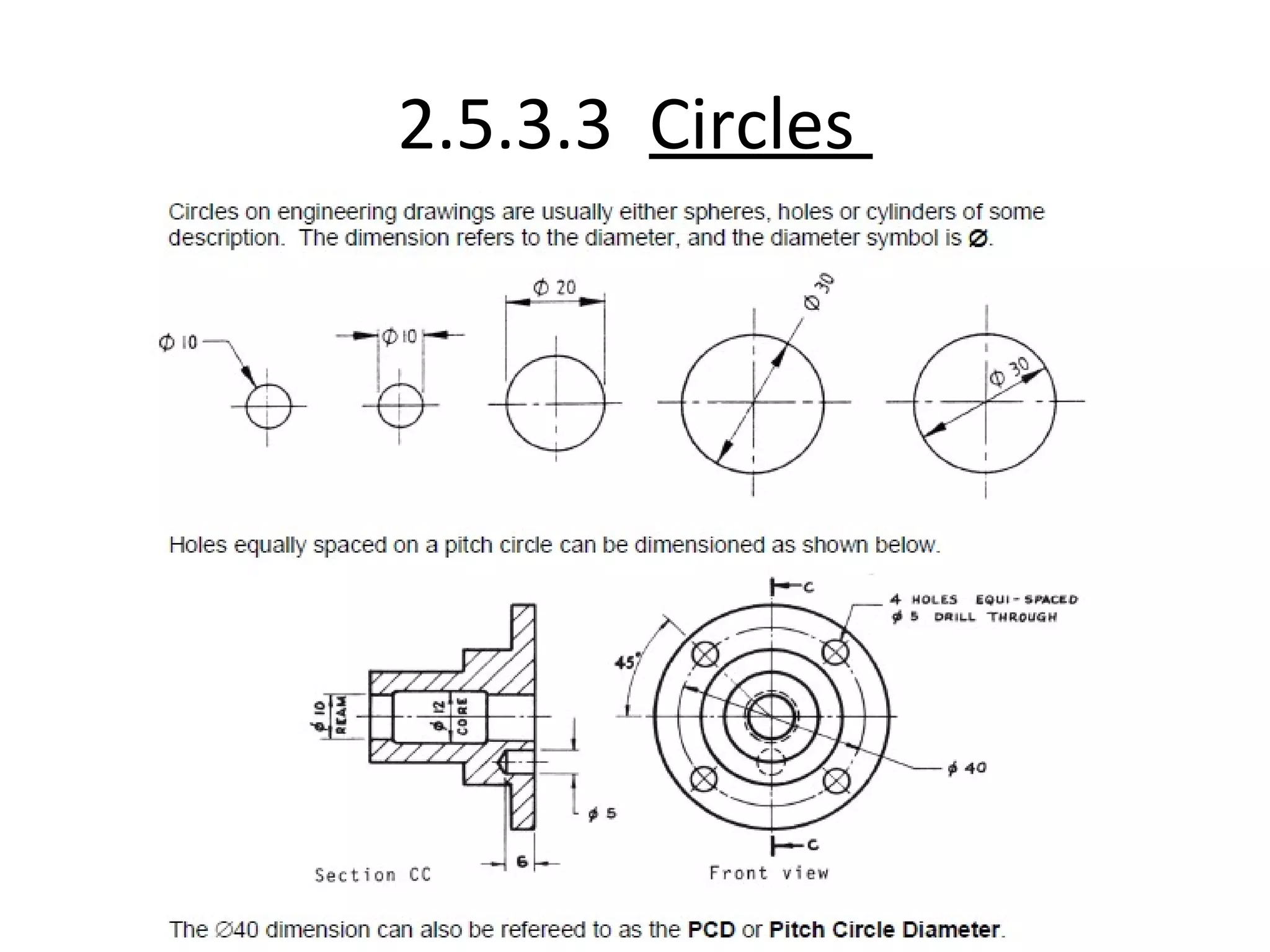2.5.3.3 Circles
 