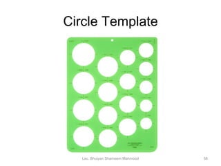 Circle Template Lec. Bhuiyan Shameem Mahmood 