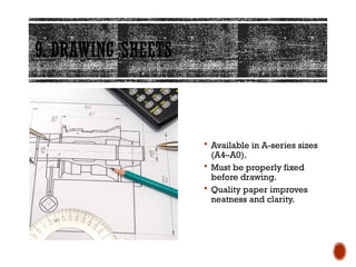 Engineering Drawing Color Format Engineering_Drawing_Lecture for Civil Engineering | PPTX