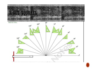 Set Square Physics Example Engineering_Drawing_Lecture for Civil Engineering | PPTX