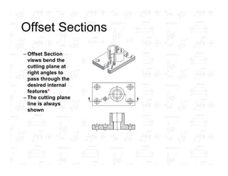Engineering Drawing Special Views Section Views Conventioal Rotation ...