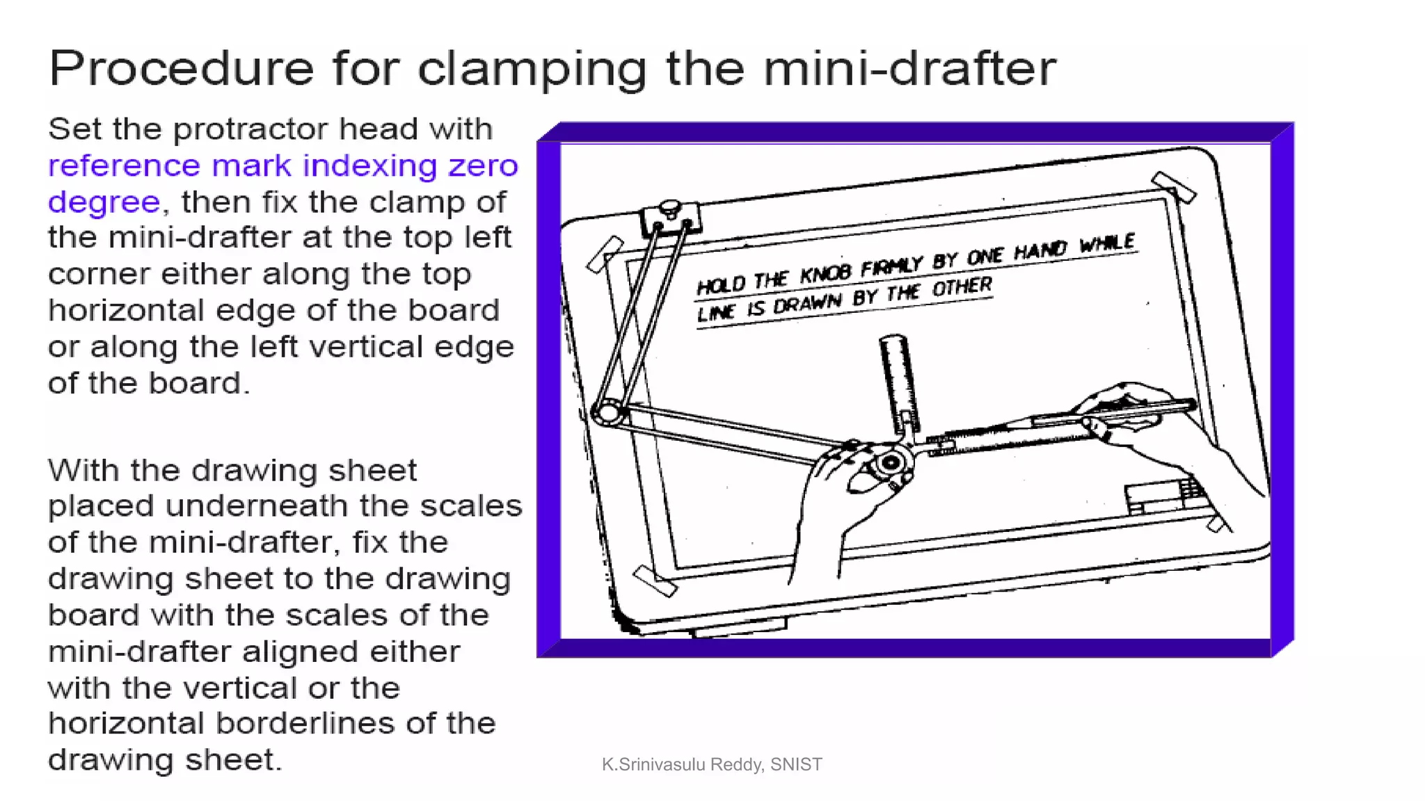 K.Srinivasulu Reddy, SNIST
 