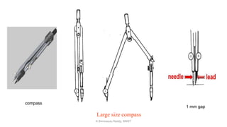 Large size compass
compass
1 mm gap
K.Srinivasulu Reddy, SNIST
 
