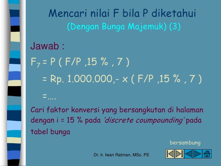 tabel majemuk bunga economic Engineering 2