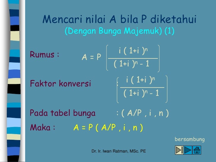 majemuk tabel bunga rumus Engineering economic 2 majemuk tabel bunga rumus Engineering economic 2