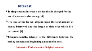 Engineering Economic Analysis (Week 2) Interest and time value of money ...