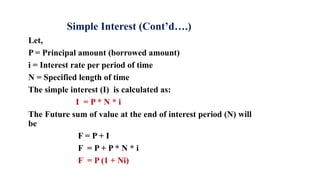 Engineering Economic Analysis (Week 2) Interest and time value of money ...