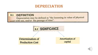 Engineering Economy - Lecture [8], Depreciation | PDF