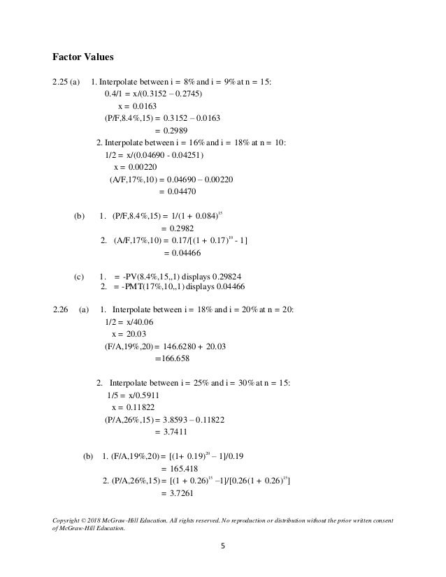 Engineering economy solutions pdf