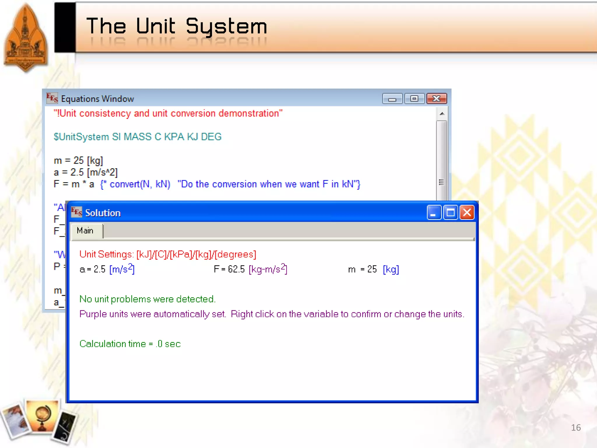 Engineering Equation Solver (Thai)