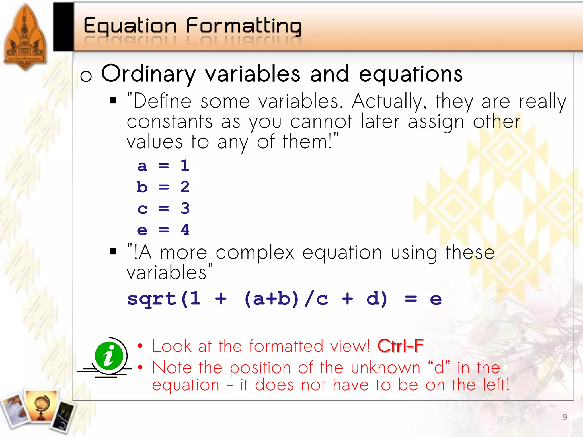 Engineering Equation Solver (Thai)