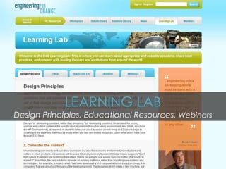 Engineering for Change (E4C) | PPTX