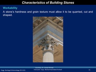 Engineering geology, building stones