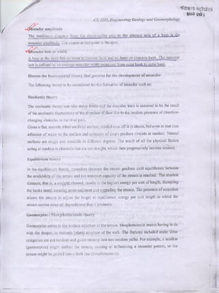 Engineering geology & geomorphology