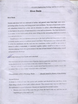 Engineering geology & geomorphology