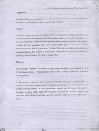 Engineering geology & geomorphology