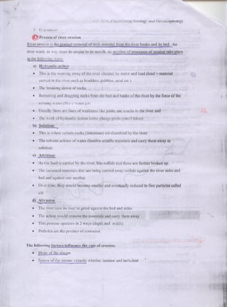 Engineering geology & geomorphology