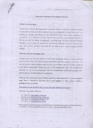 Engineering geology & geomorphology