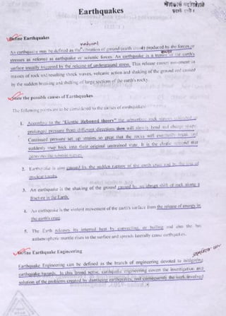 Engineering geology & geomorphology