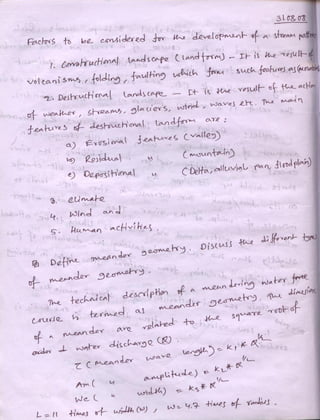 Engineering geology & geomorphology