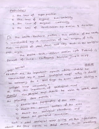 Engineering geology & geomorphology