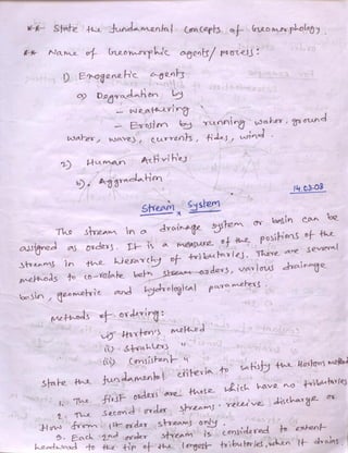 Engineering geology & geomorphology