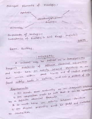Engineering geology & geomorphology