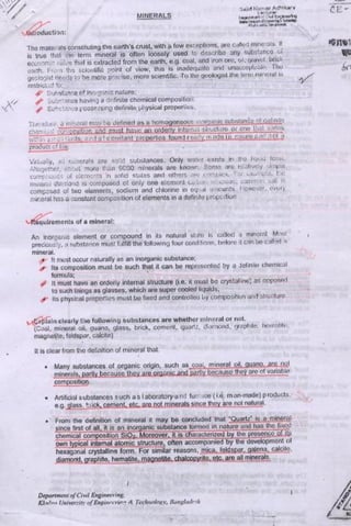 Engineering geology & geomorphology