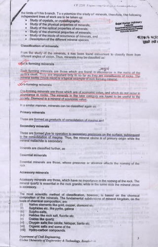 Engineering geology & geomorphology