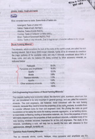 Engineering geology & geomorphology