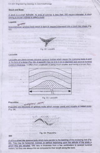 Engineering geology & geomorphology