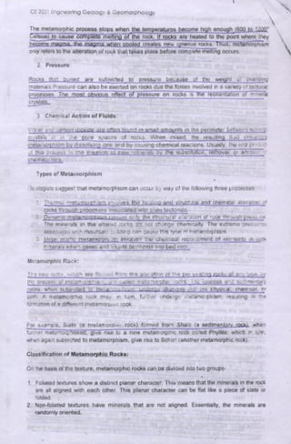 Engineering geology & geomorphology