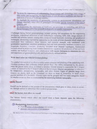 Engineering geology & geomorphology