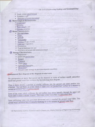 Engineering geology & geomorphology