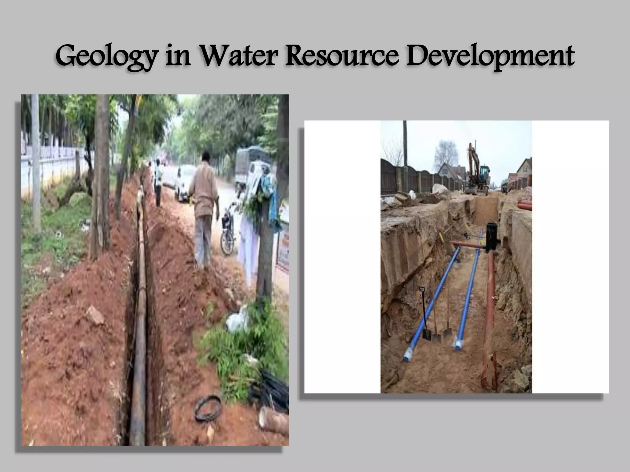 Geology in Water Resource Development
 