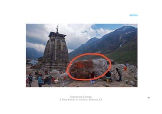 ADITYA
Engineering Geology
P Shiva Kumar, Sr. Assistant Professor, CE
16
 