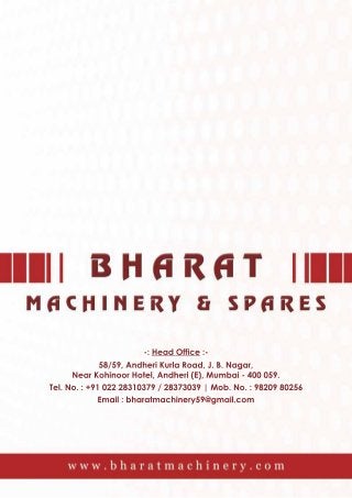 Bharat Machinery & Spares, Mumbai, General Machinery