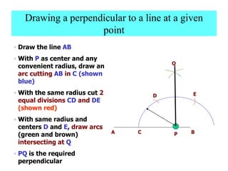 Two Perpendicular Radii Example Engineering Graphics - 1.ppt