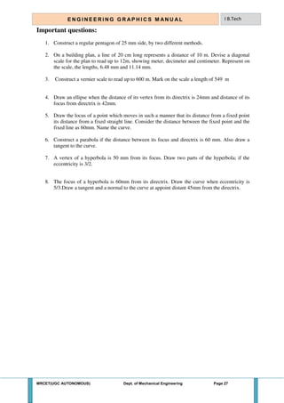 Engineering Graphics Answers Sheet.pdf Engineering graphics | PDF