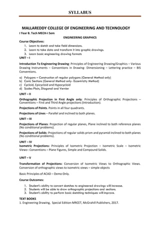 Engineering graphics | PDF