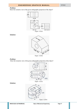 Engineering Graphics Answers Sheet.pdf Engineering graphics | PDF