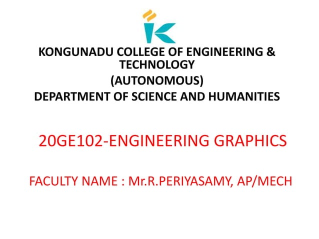 Engineering graphics basics | PPT