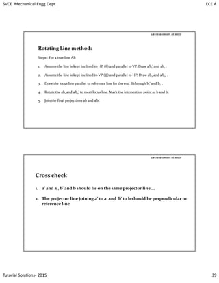 Graphics Engineering Line Rotation Engineering graphics | PDF
