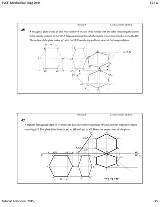Plate Pattern Tutorial Engineering Engineering graphics | PDF