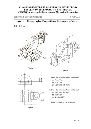 Engineering graphics manual 2014 2015 | PDF