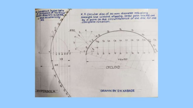 Engineering graphics notes part i | PPTX