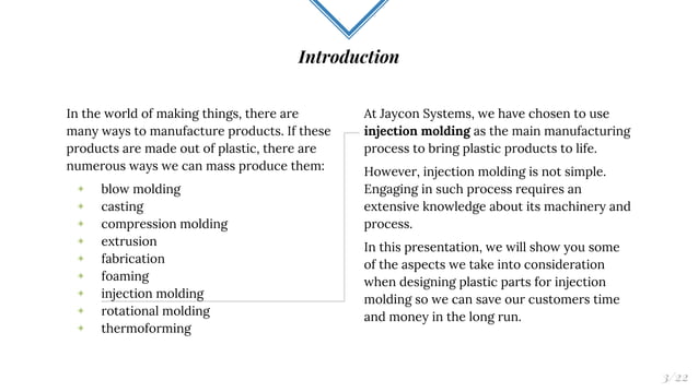 Engineering Guidelines to Designing Plastic Parts for Injection Molding ...